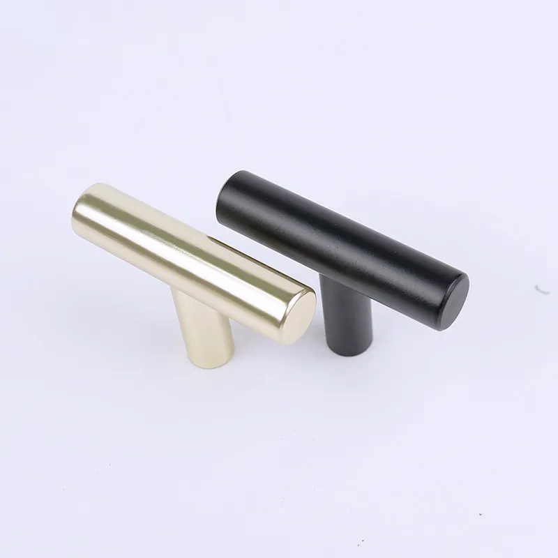 Brushed Nickel Silver Solid Steel Cabinet Handle