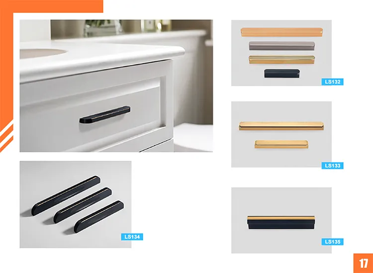 Drawer Kitchen Cabinet Pull Cupboard Wardrobe Handles Aluminium Profile Cabinet Door Handle
