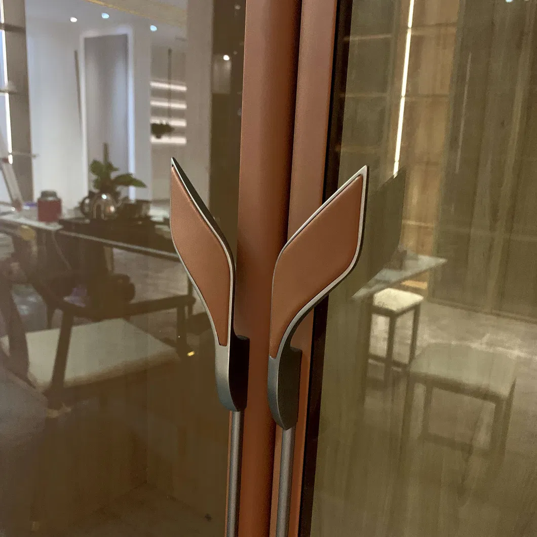 Zinc Alloy Leather Furniture Cabinet Handles New Design Wardrobe Door Pull Handle