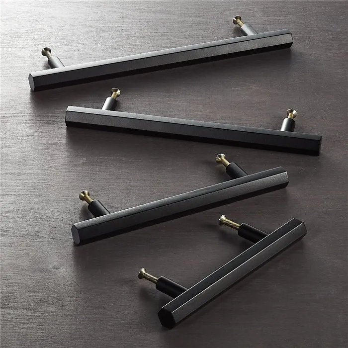 Furniture Hardware Cupboard Cabinet Bathroom Kitchen Hexagon Handle
