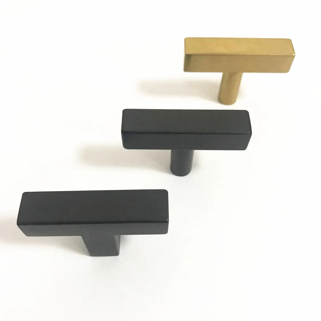 Solid Cast Iron Stainless Steel Square Door Pull Handle