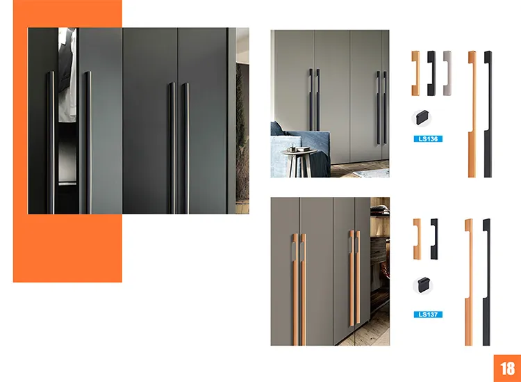 Drawer Kitchen Cabinet Pull Cupboard Wardrobe Handles Aluminium Profile Cabinet Door Handle