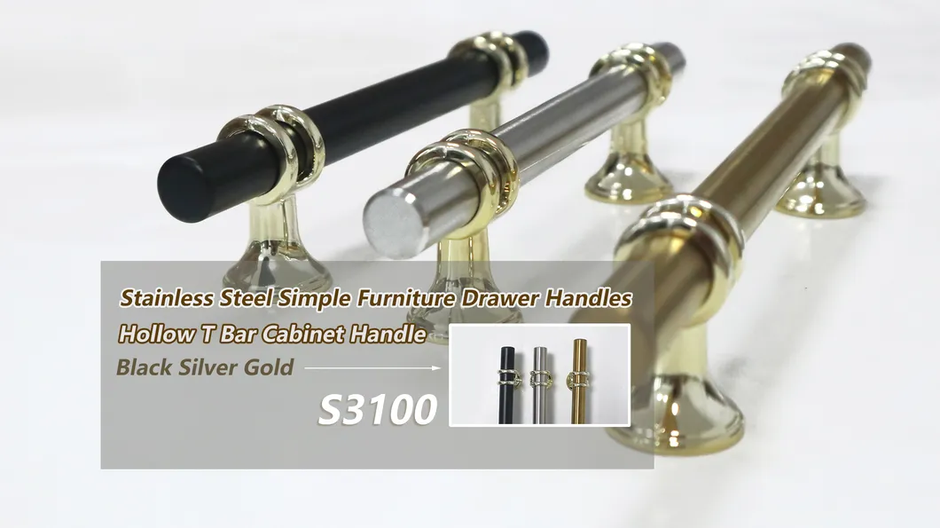 Cabinet Ss Hollow Handles Stainless Steel Furniture Pull Handle for Kitchen