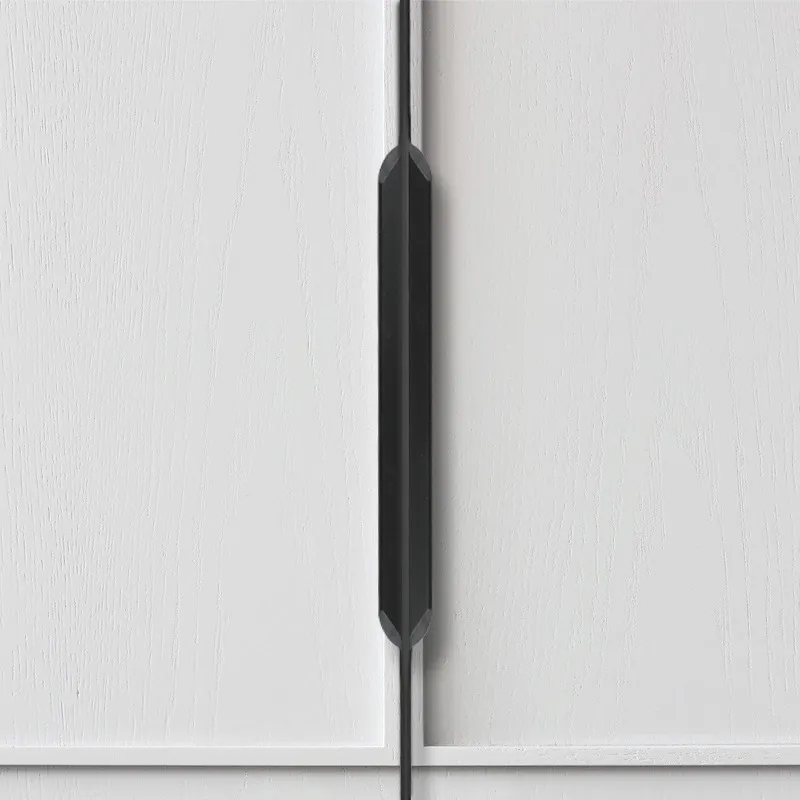 Aluminum Alloy Kitchen Cabinet Handle Edge Embedded Decorative Drawer Pull Hidden Handle