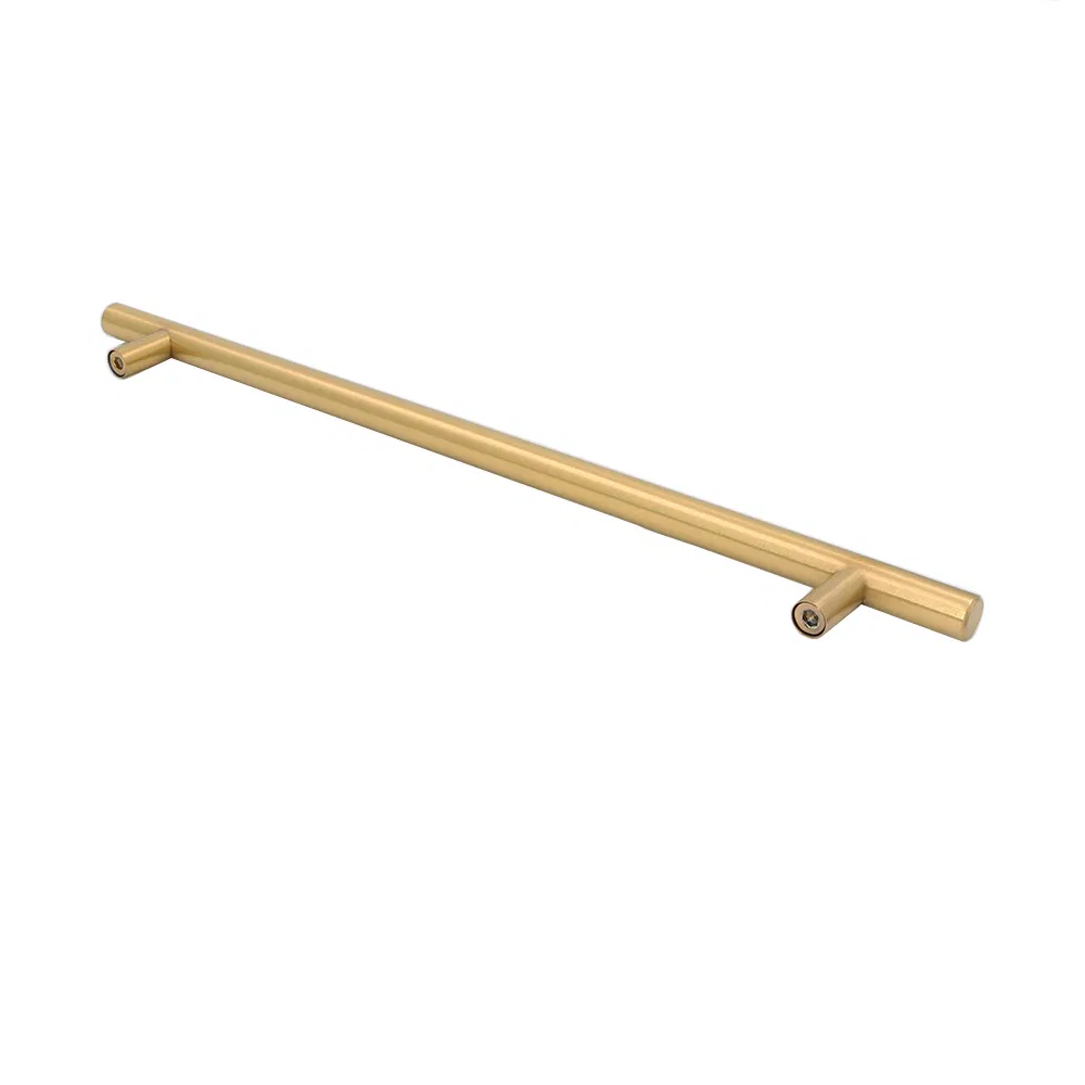 Stainless Steel Solid Hollow Drawer Kitchen Brass Gold T Bar Pull Handle
