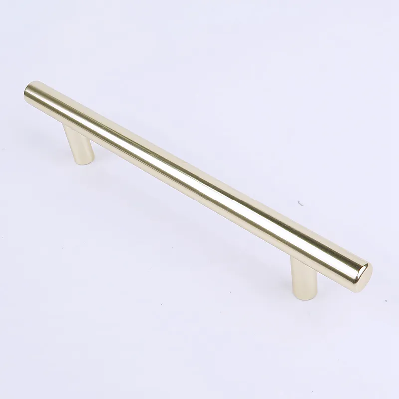 Brushed Nickel Silver Solid Steel Cabinet Handle