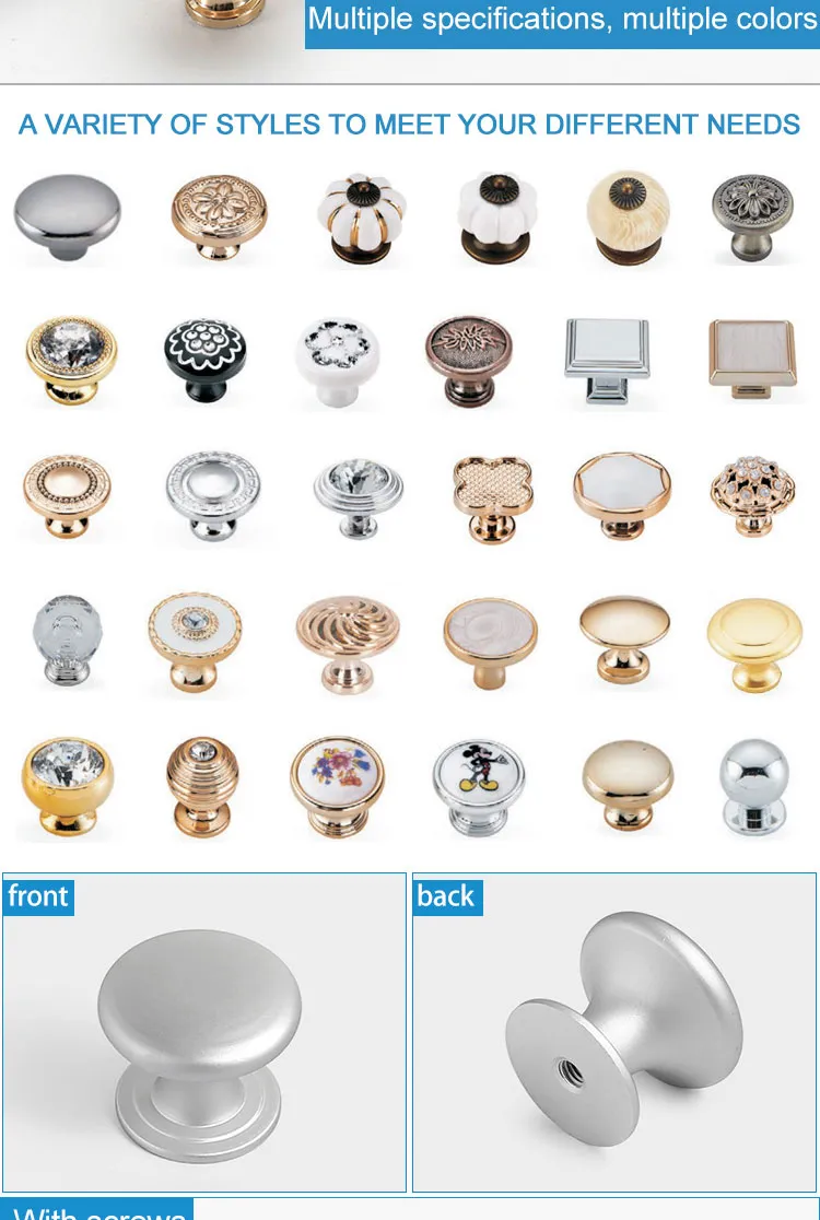 Decoration Design Kitchen Drawer Pulls Cupboard Wardrobe Plastic Knob Handle