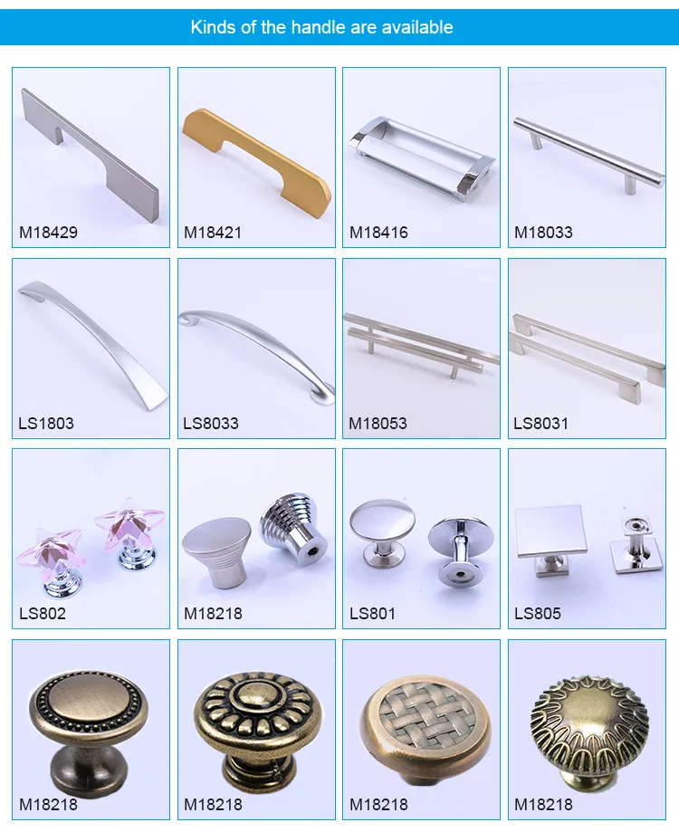 Solid Cabinet Handle Sliver Drawer Handles Cabinet Pull Kitchen