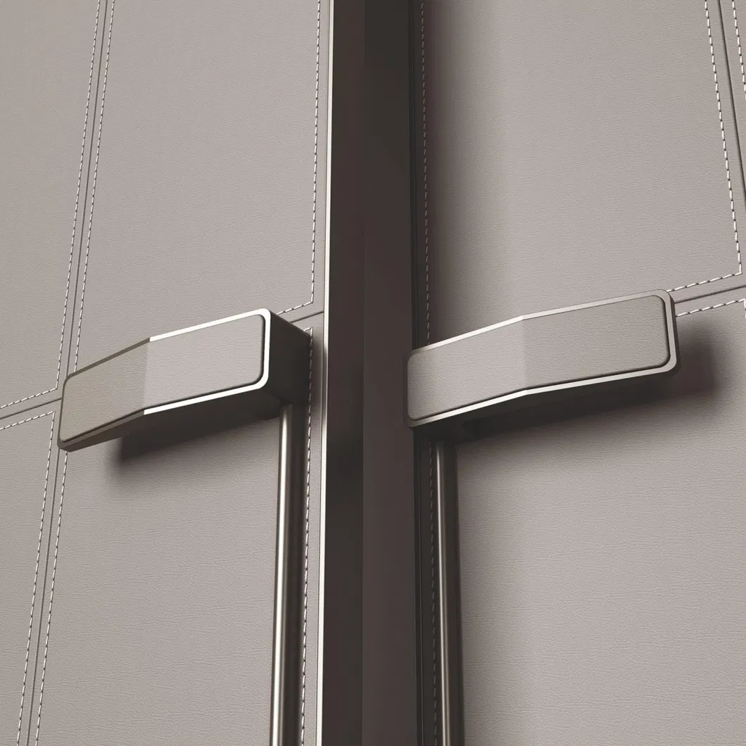 Zinc Alloy Furniture Handles New Design Leather Cabinet Wardrobe Door Handles