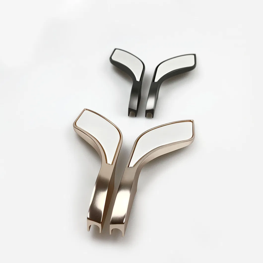 Zinc Alloy Leather Furniture Cabinet Handles New Design Wardrobe Door Pull Handle