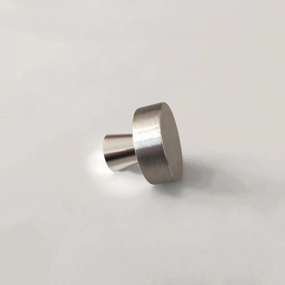 Solid Single Hole Cupboard Furniture Cabinet Drawer Knob Kitchen Nickel Handle Knobs