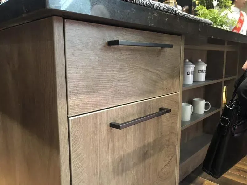 Solid Cast Iron Stainless Steel Square Door Pull Handle