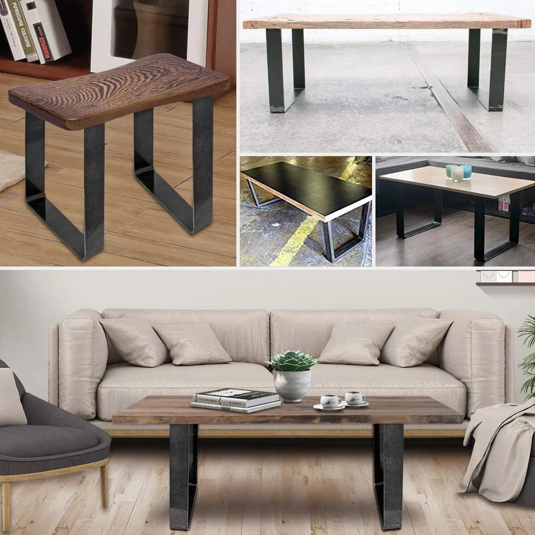 Factory Modern Customized Dining Room Furniture Square Metal Iron Table Leg