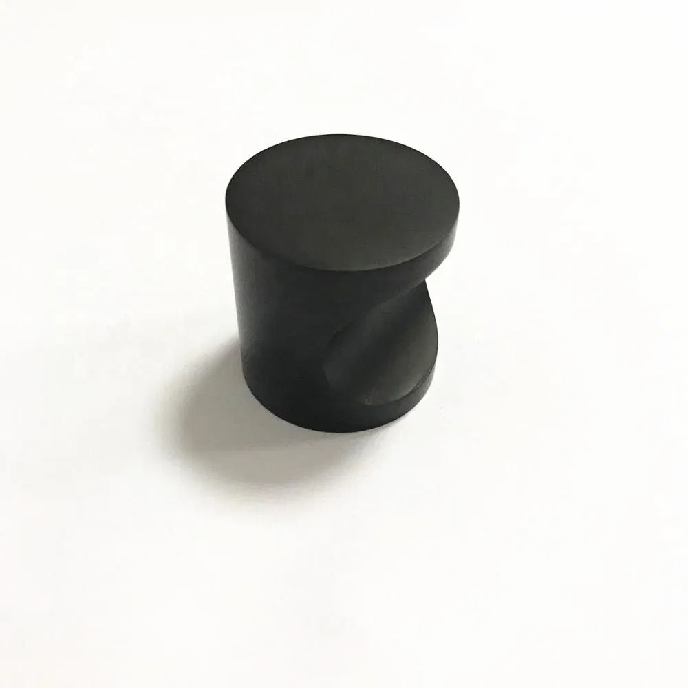 Aluminium Alloy Hardware D1064 - 30X30mm Cabinet Door Kitchen Bathroom Black Knob Pull