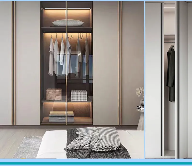 Aluminum Alloy Top Wardrobe Long Handle Cabinet Drawer Black Cabinet Door Handle