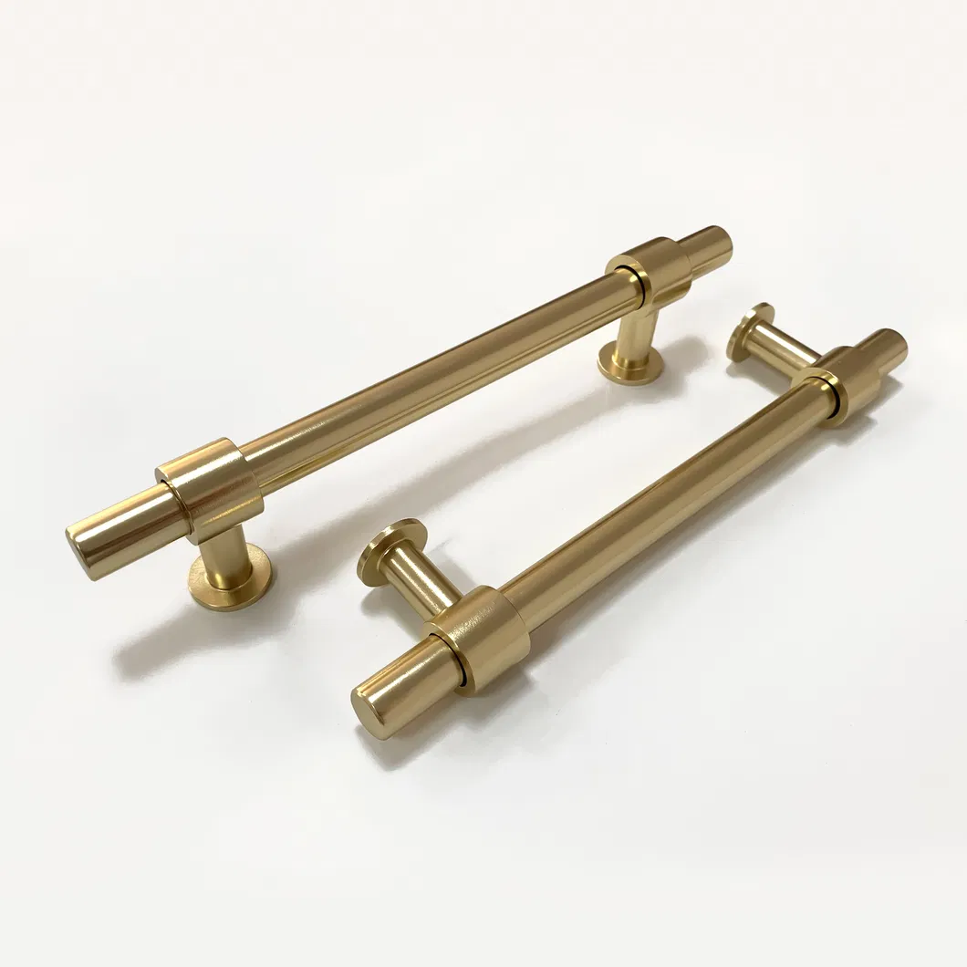Aluminum Alloy Matt Gold T Bar Kitchen Cabinet Cupboard Handle