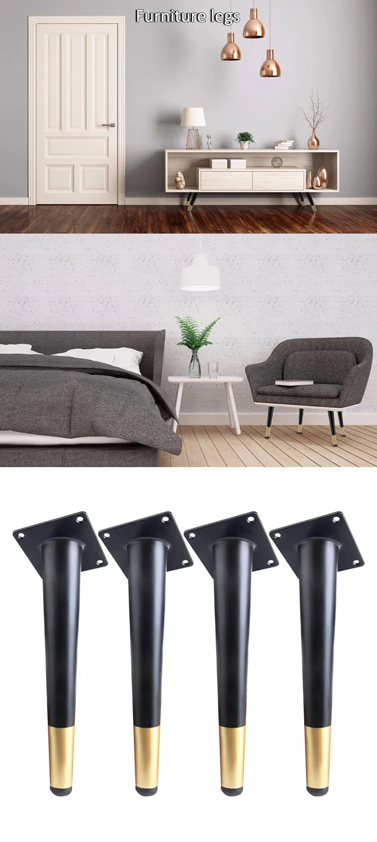 Wholesale Hardware Accessories Furniture Sofa Leg