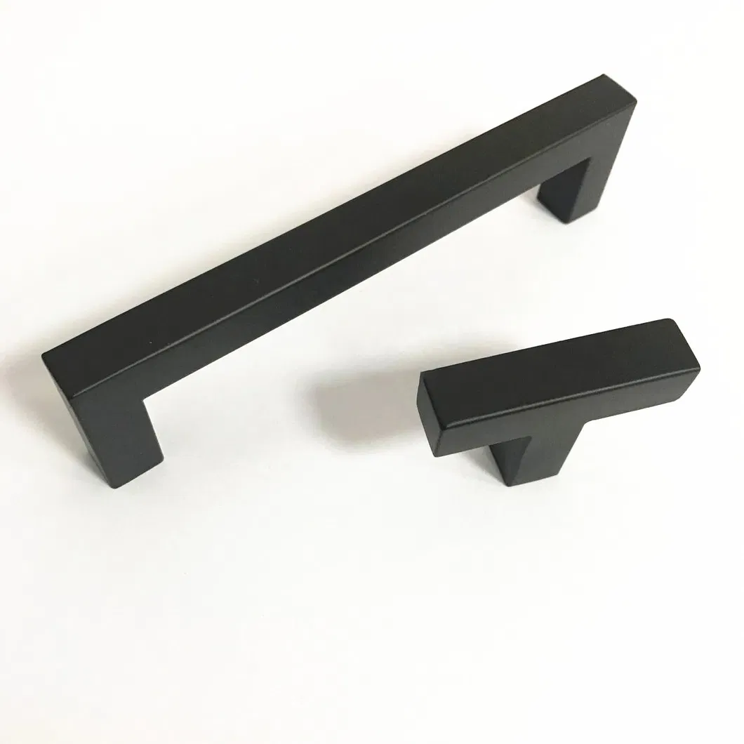 Solid Cast Iron Stainless Steel Square Door Pull Handle
