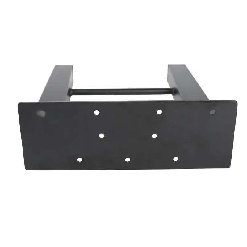 Wholesale Solid Black Powder Coated Durable Modern Industrial Metal Dining Table Legs