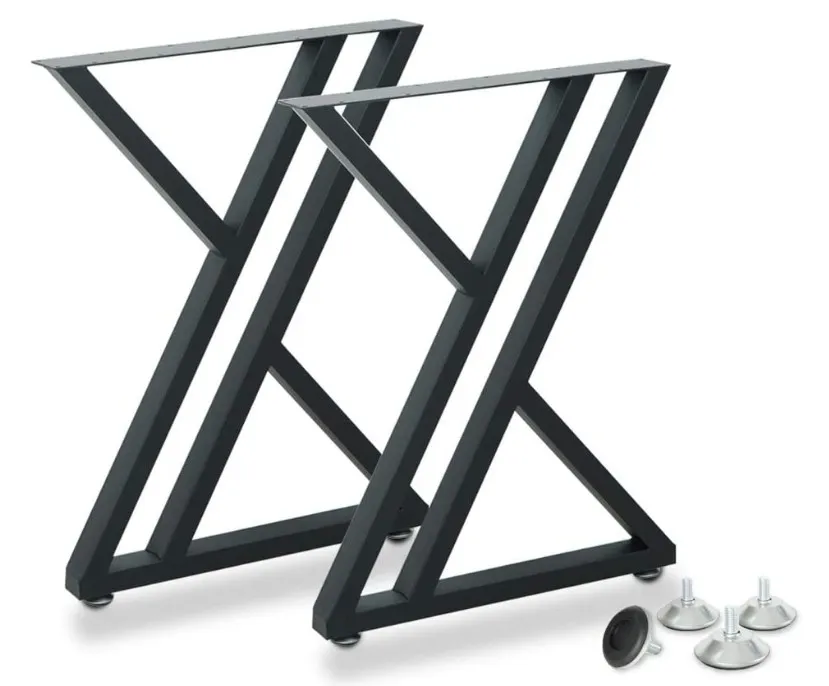 Metal Cast Iron Frame Shaped Coffee Dining Living Room Table Legs