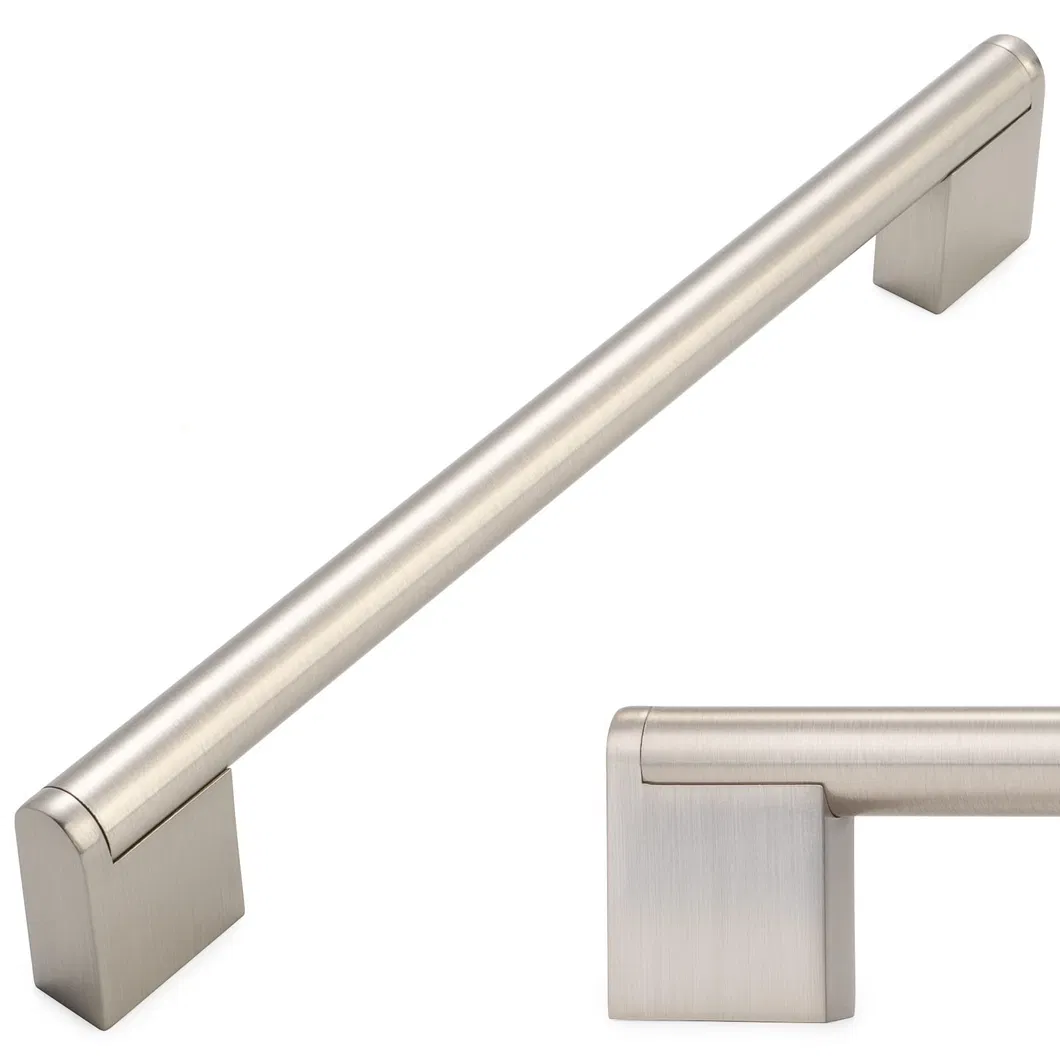 Stainless Steel Brushed Satin Gold Black Cabinet Drawer Door Pulls Furniture Handles