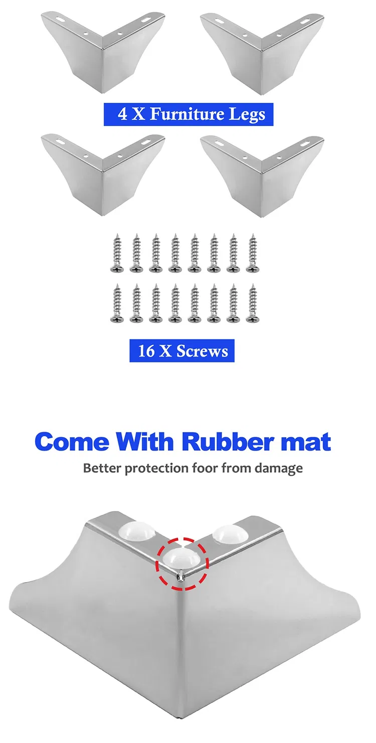 Modern Steel Cabinet Hardware Metal Table Furniture Sofa Leg