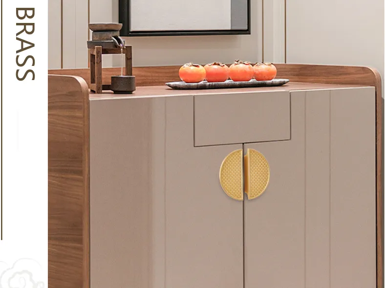 Cupboard Pull Living Room Extra Brushed Brass Gold Handle