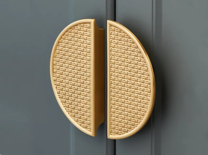 Cupboard Pull Living Room Extra Brushed Brass Gold Handle