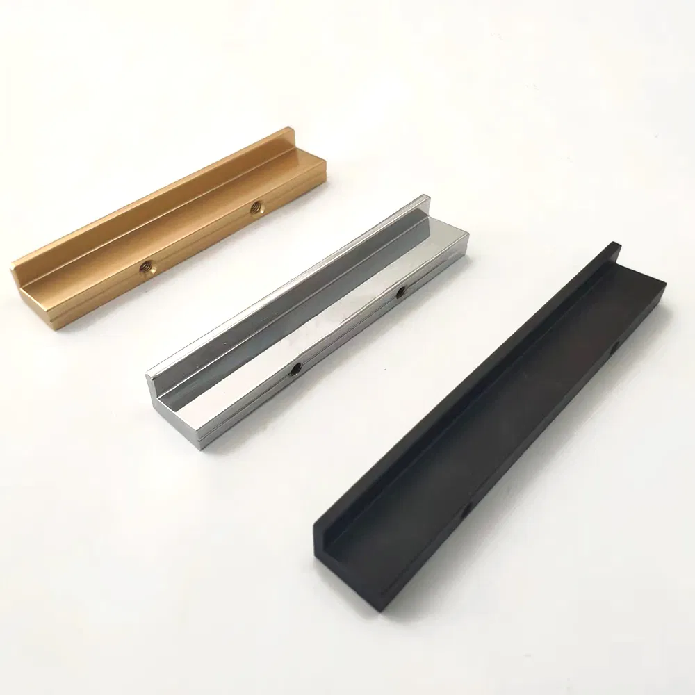 Modern Cabinet Door Handle Furniture Knob Aluminum Profile Pulls for Cupboard