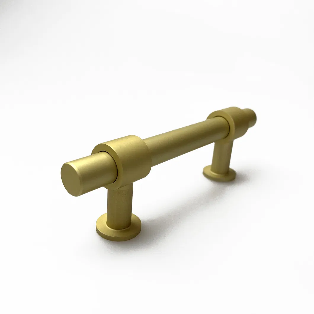 Aluminum Alloy Matt Gold T Bar Kitchen Cabinet Cupboard Handle