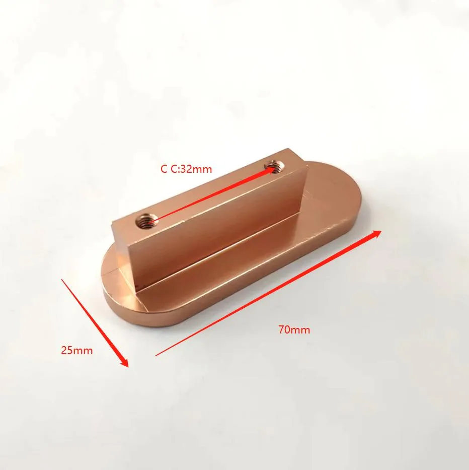 Aluminum Cabinet Handle Meilv Rose Gold Aluminum Drawer Kitchen Furniture Cabinet Handle