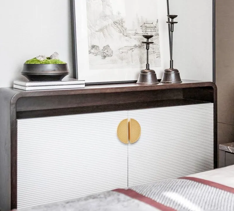 Cupboard Pull Living Room Extra Brushed Brass Gold Handle