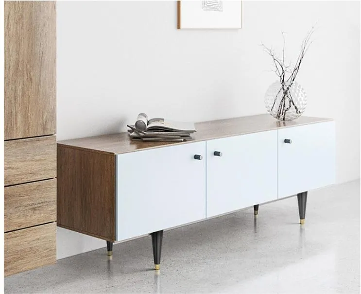 Walnut Inclined Solid Furniture Accessories Rubber Wooden Legs