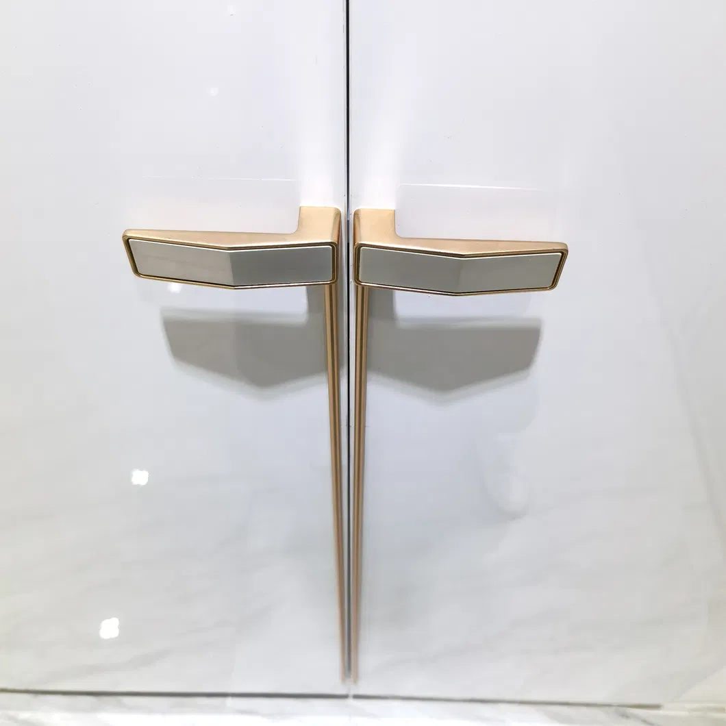 Zinc Alloy Furniture Handles New Design Leather Cabinet Wardrobe Door Handles