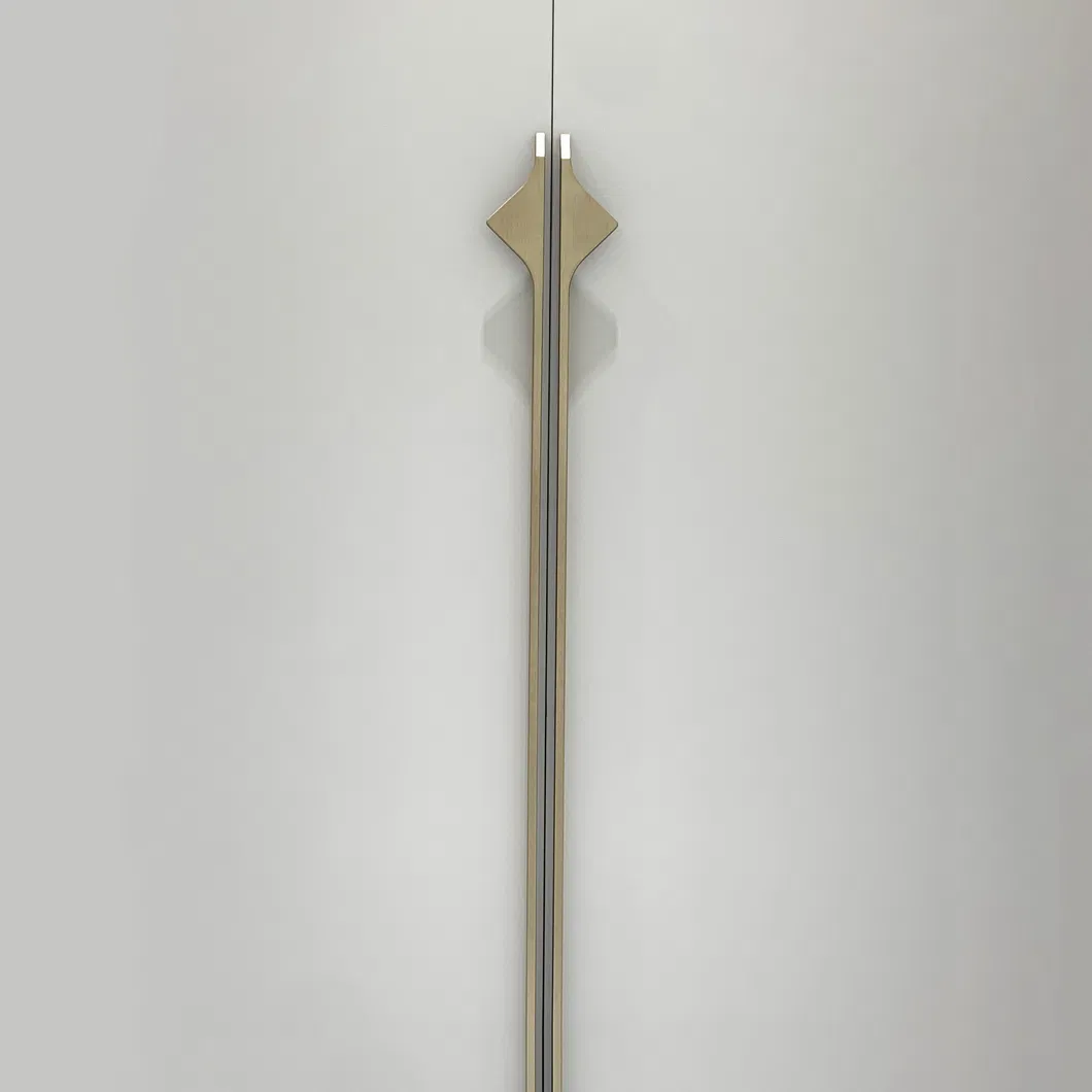 Aluminum Wardrobe Door Handle Simple Antique Gold Gray Furniture Cabinet Pull Handles