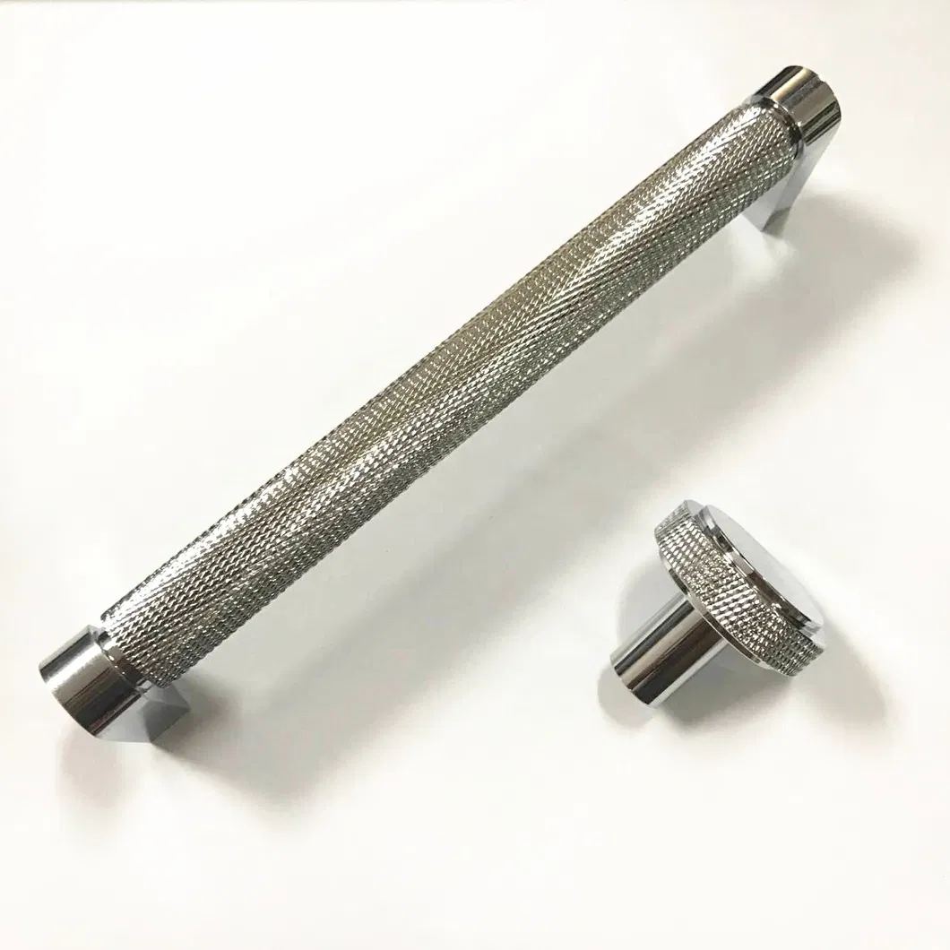 Furniture Cabinet Kitchen Solid 160mm Brass Gold Satin Knurled Drawer Pull Handle