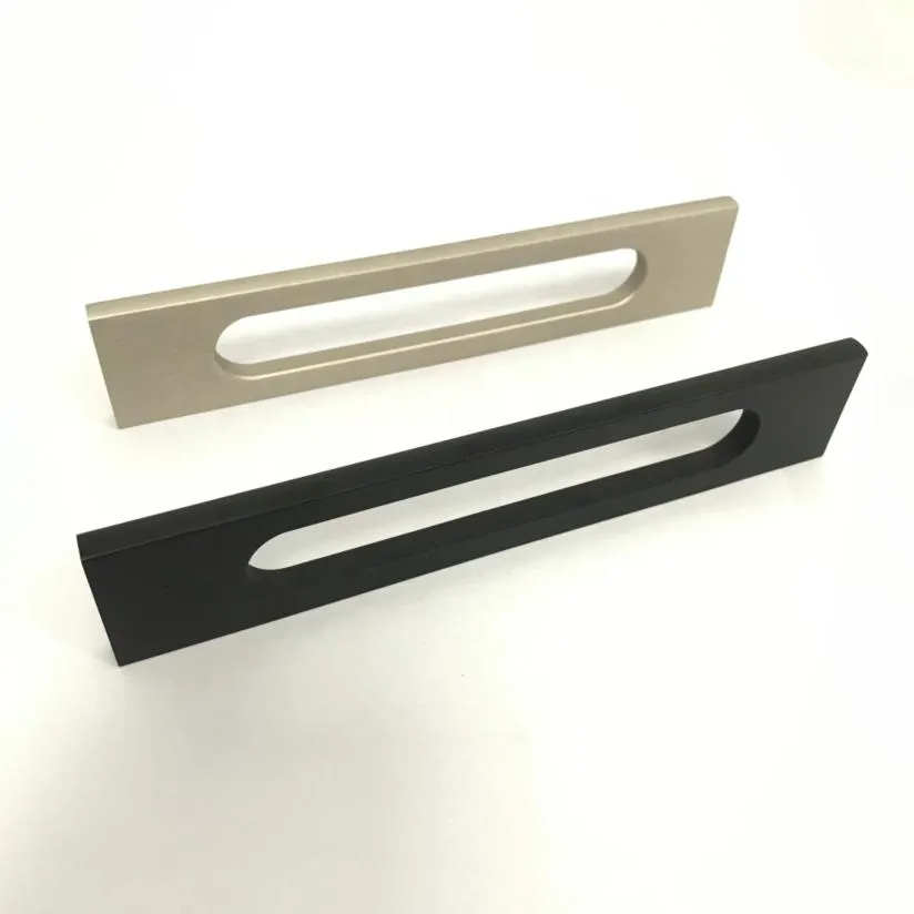 Bedroom Kitchen Cabinet Drawer Door Aluminum Profile CNC Pull Handle