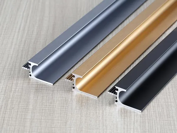 Aluminum L Shaped Recessed Handle Drawer Wardrobe Cabinet for Kitchen Bedroom Hotel