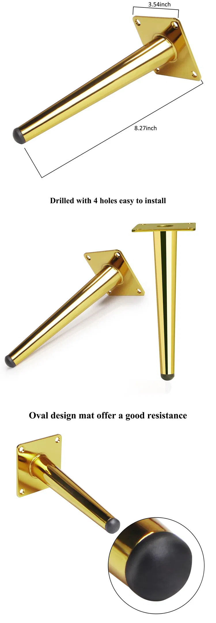 Good Quality Hardware China Metal Cabinet Leg Furniture Sofa Leg