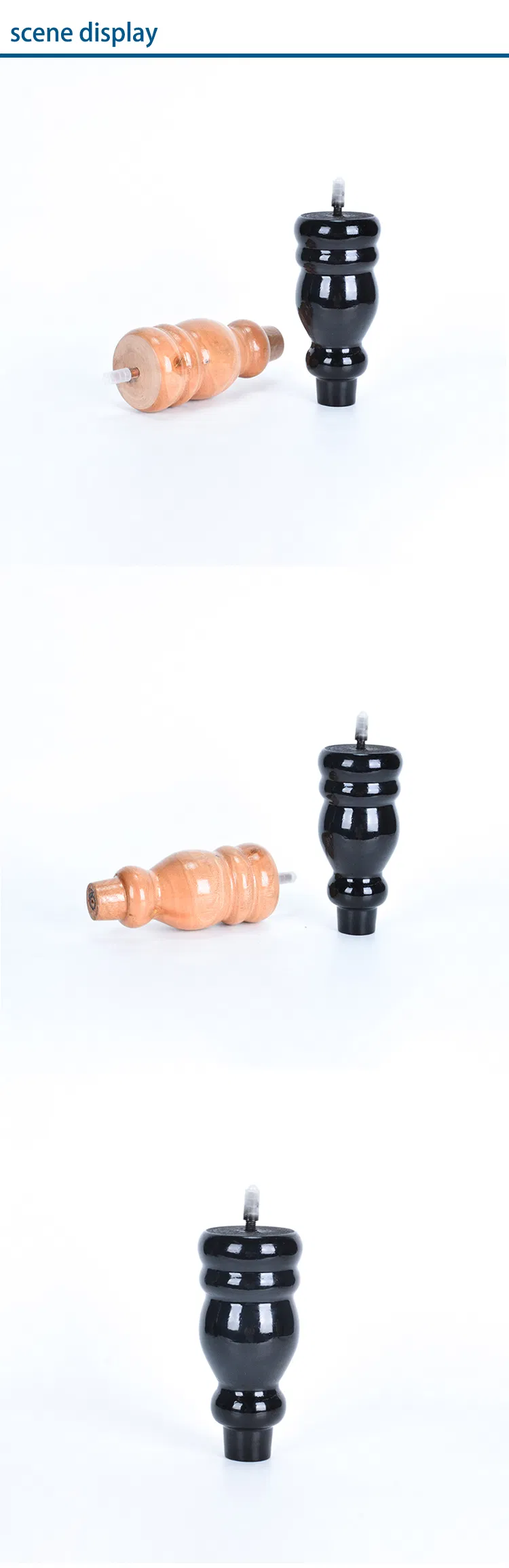 TV Cabinet Table Couch Office Custom Solid Wooden Furniture Legs