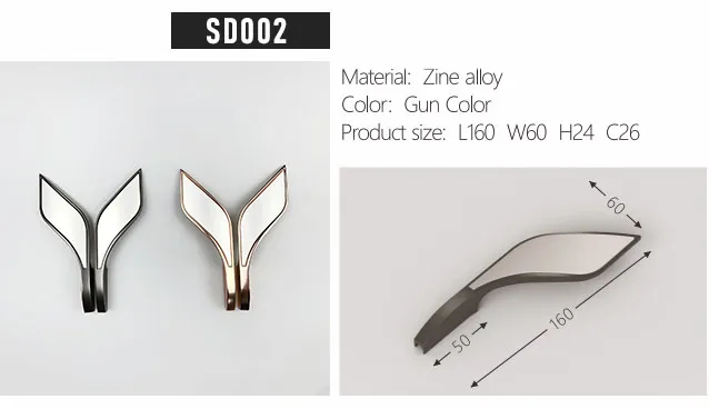 Zinc Alloy Leather Furniture Cabinet Handles New Design Wardrobe Door Pull Handle