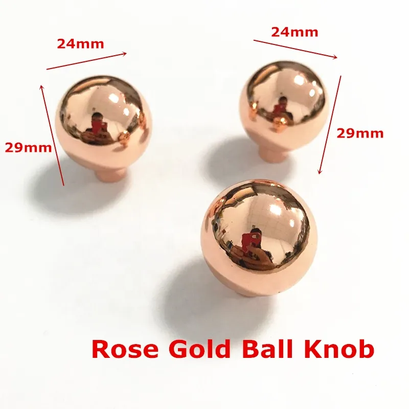 Furniture Hardware Kitchen Round Cabinet Drawer Knobs Aluminum Big Round Ball Knob