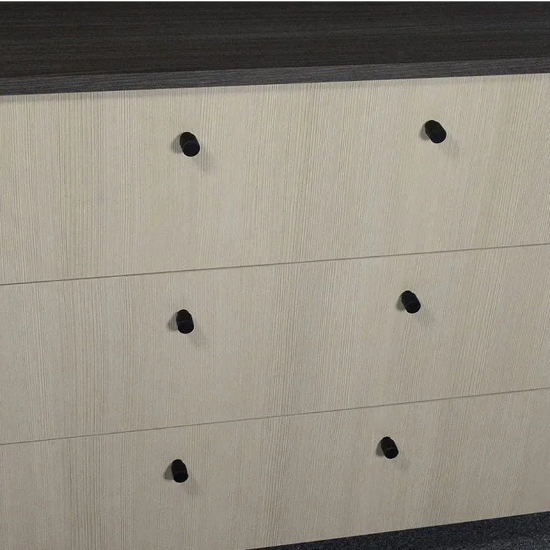 30*30mm Solid Aluminium Vertical Knurled Rose Gold Kitchen Cupboard Knobs Handle