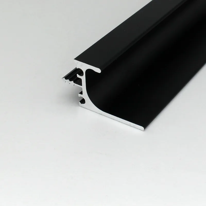 Aluminum L Shaped Recessed Handle Drawer Wardrobe Cabinet for Kitchen Bedroom Hotel