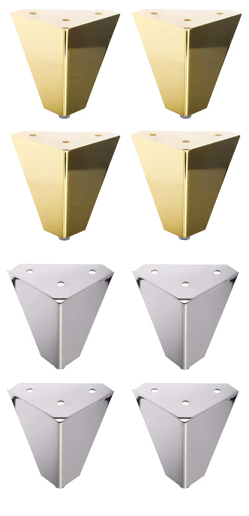Produce High-Quality Furniture Hardware Gold Metal Sofa Legs