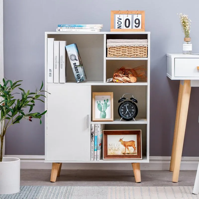 Floor-Standing Storage Rack Toilet Home Furniture Cabinet Wooden Board Cupboard Shelf