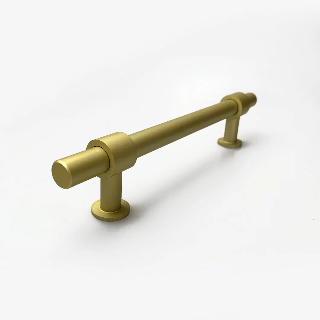 Aluminum Alloy Matt Gold T Bar Kitchen Cabinet Cupboard Handle