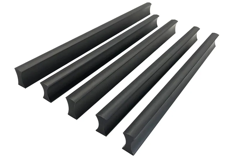 Aluminum Alloy Top Wardrobe Long Handle Cabinet Drawer Black Cabinet Door Handle