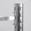 Chrome Round Tube for Shop Merchandise Display Steel Display Pipe Shelf Accessories
