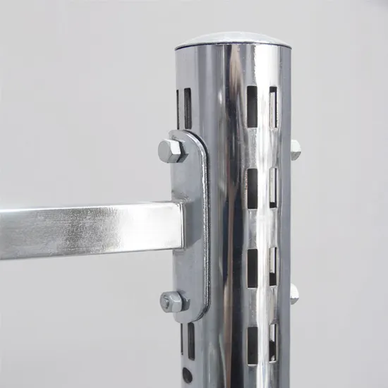 Chrome Round Tube for Shop Merchandise Display Steel Display Pipe Shelf Accessories